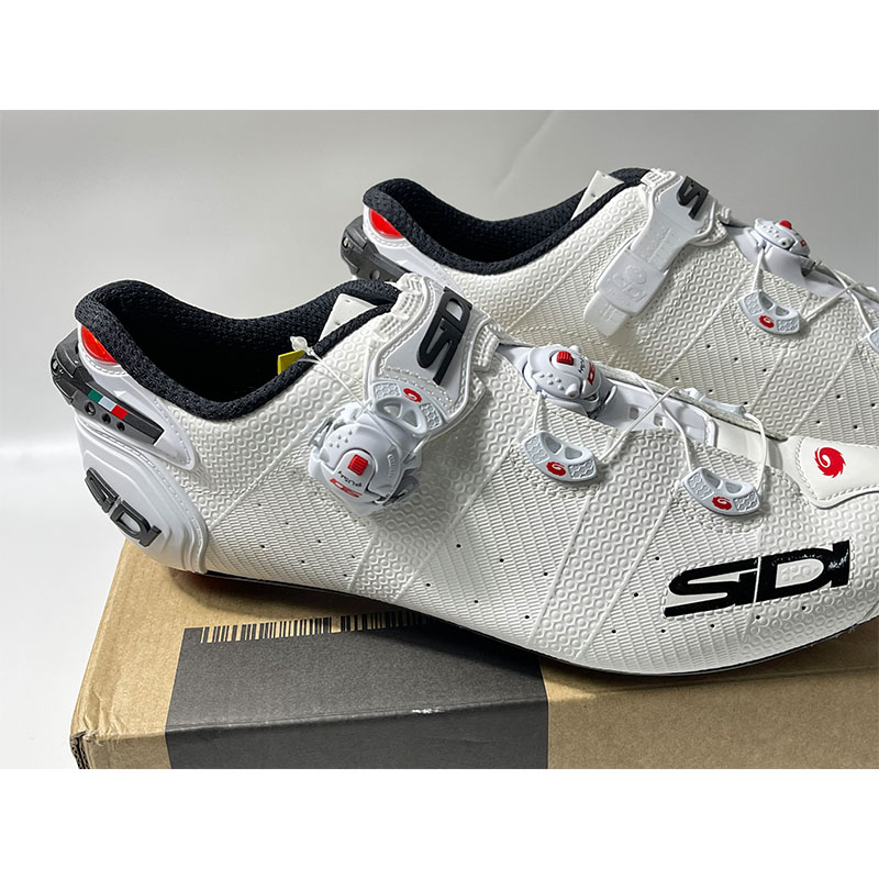 SIDI WIRE 2 Karbon Bisiklet Ayakkabıları Erkek Yol Bisikleti Ayakkabıları Kaymaz Nefes Alabilir Triatlon Atletik Spor Ayakkabıları Cleat ayakkabı